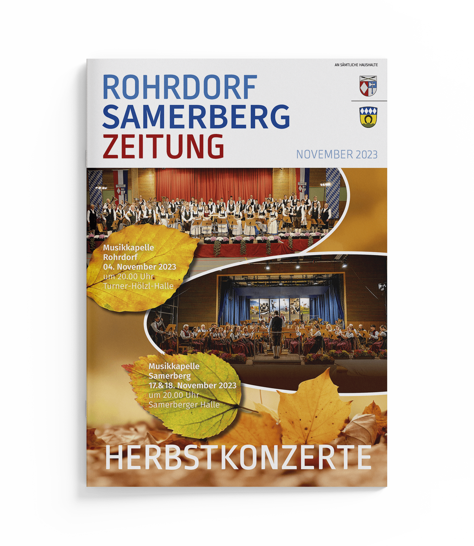 Cover Rohrdorf Samerberg Zeitung Ausgabe November 2023