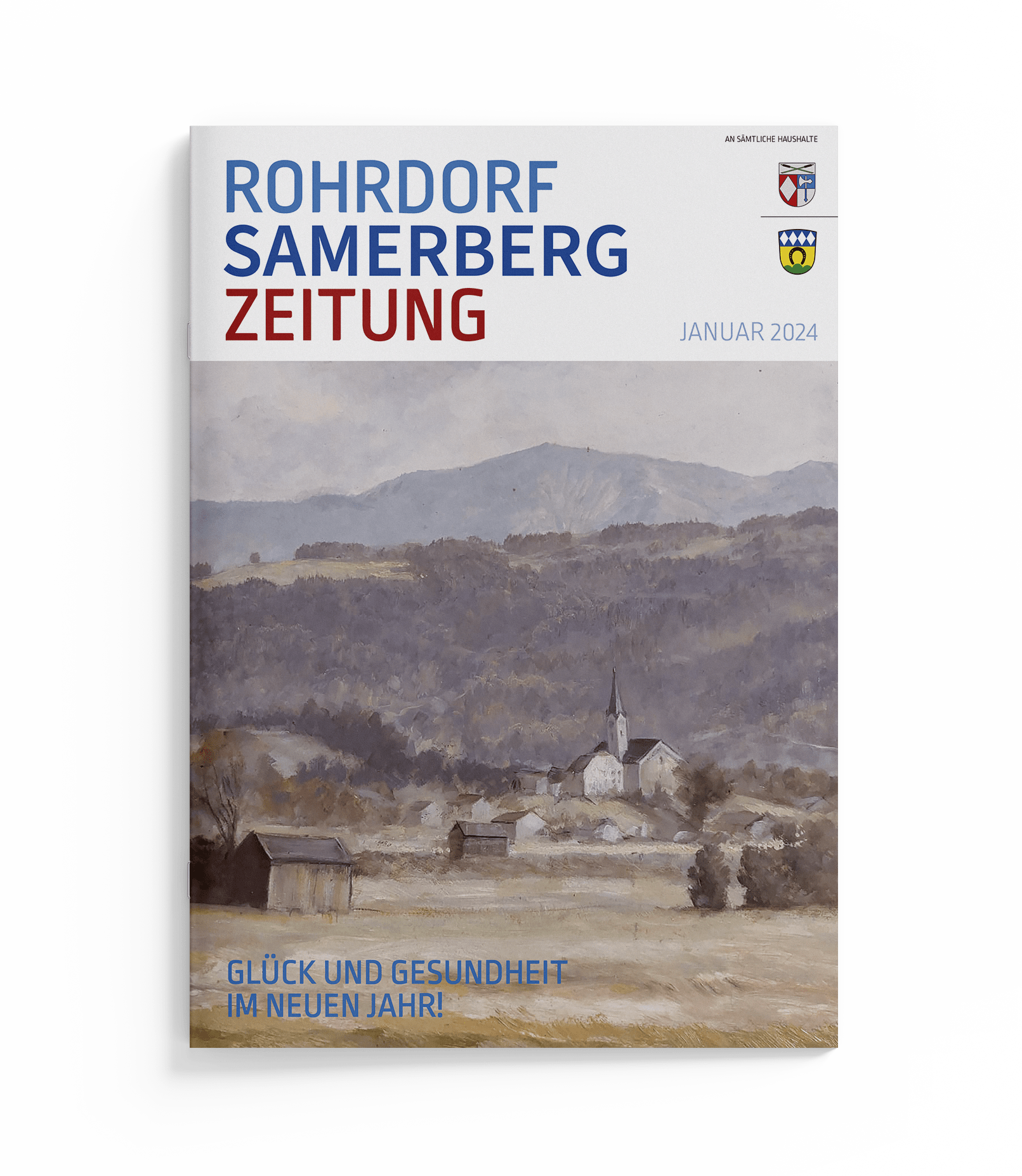 Cover Rohrdorf Samerberg Zeitung Ausgabe Januar 2024