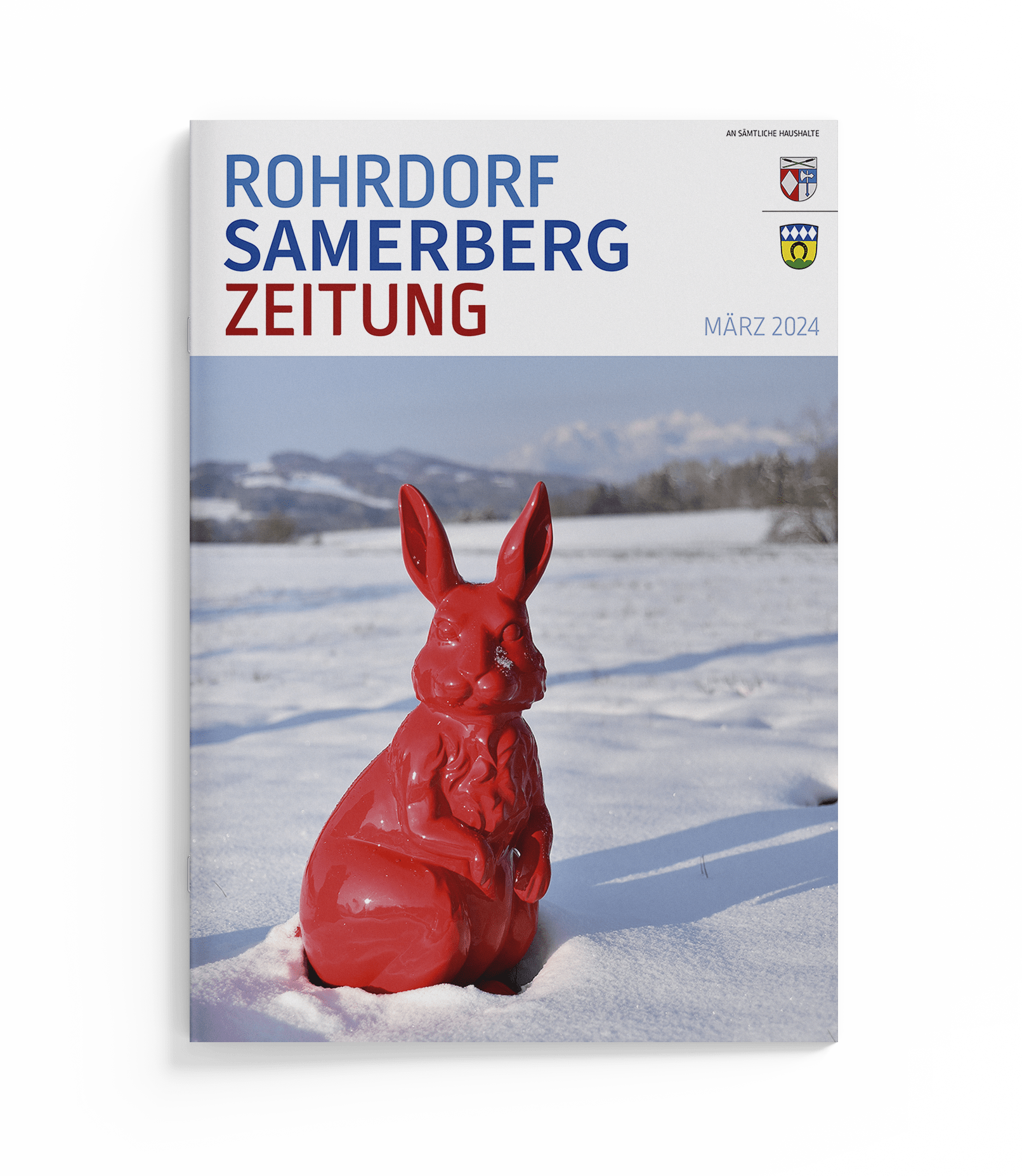 Cover Rohrdorf Samerberg Zeitung Ausgabe März 2024