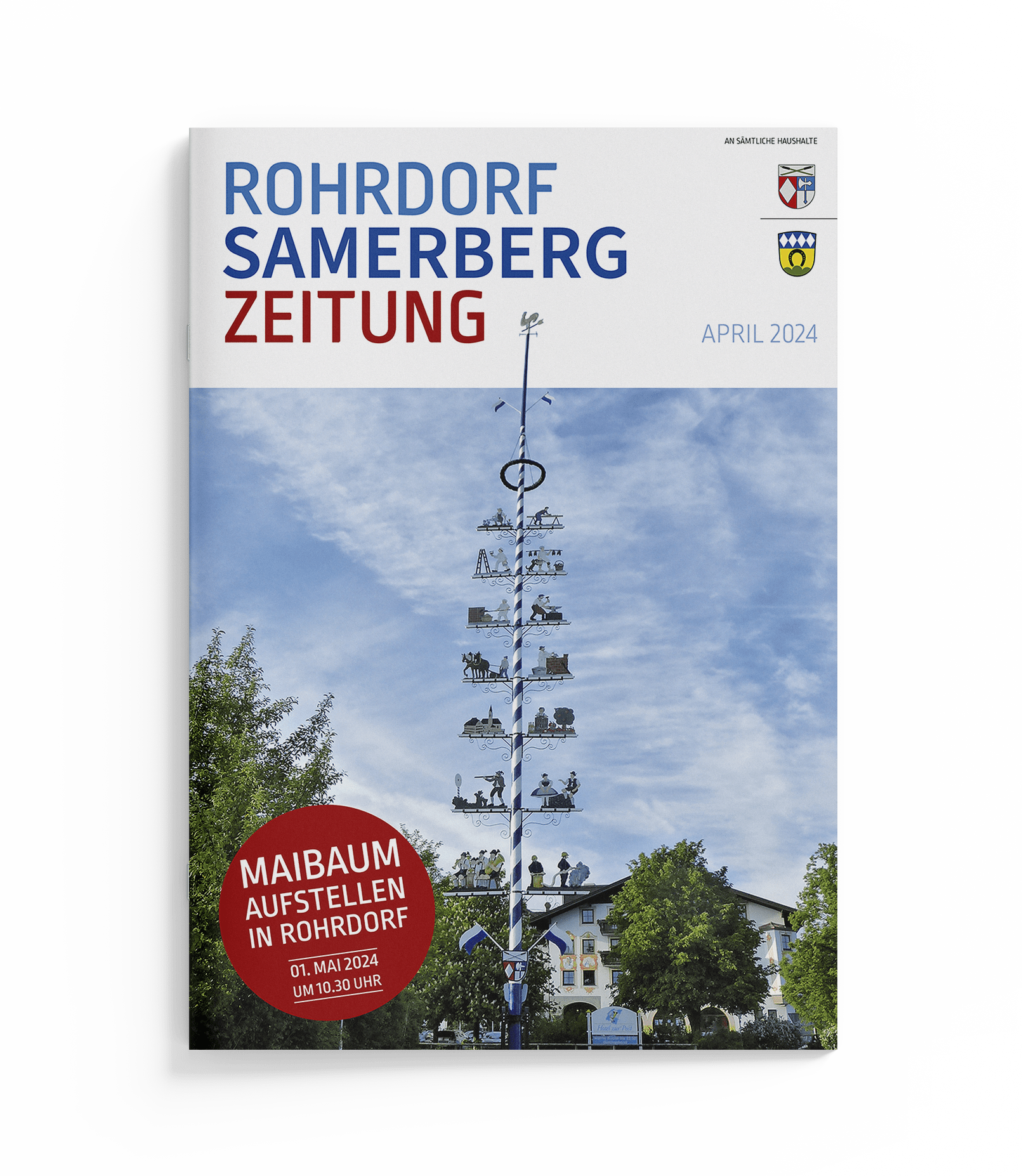Cover Rohrdorf Samerberg Zeitung Ausgabe April 2024