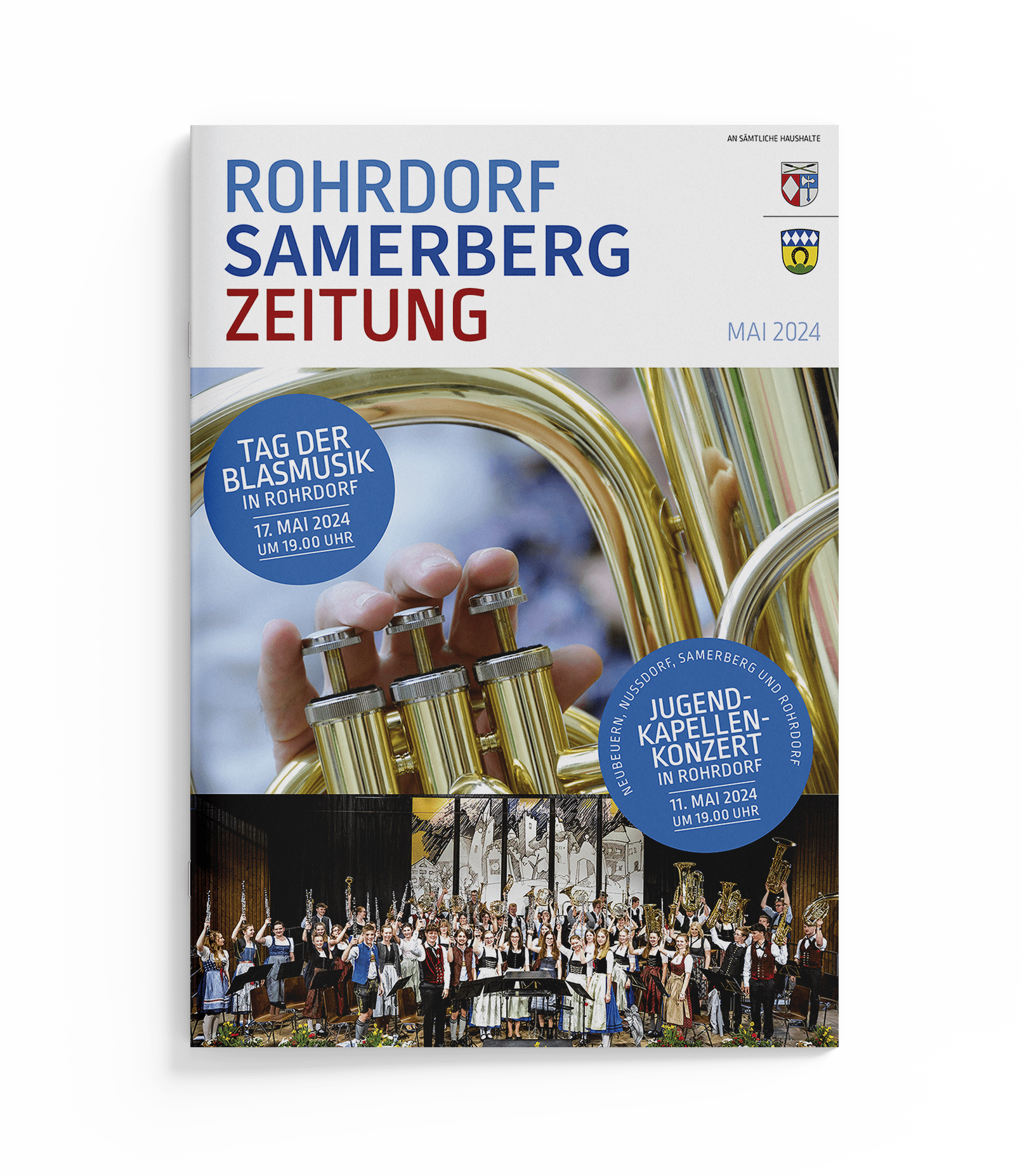 Cover Rohrdorf Samerberg Zeitung Ausgabe Mai 2024